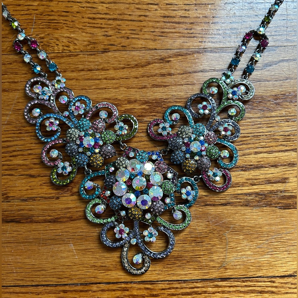 Showstopper Multicolor Statement Necklace
